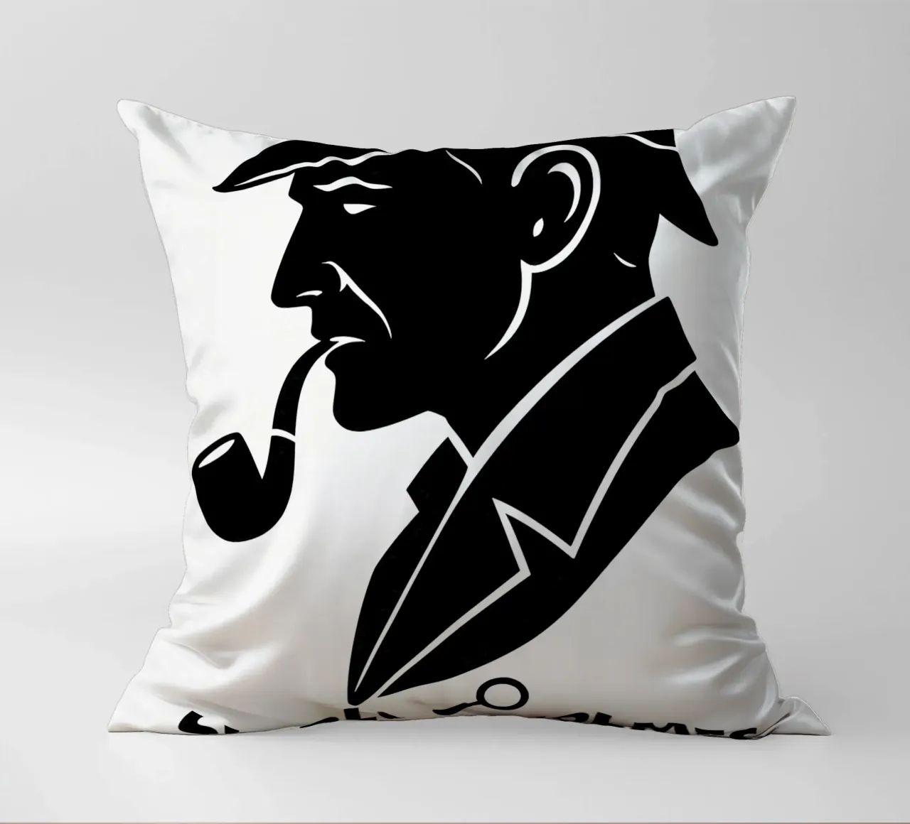 Sherlock Holmes Print cuscino da MoviesArt