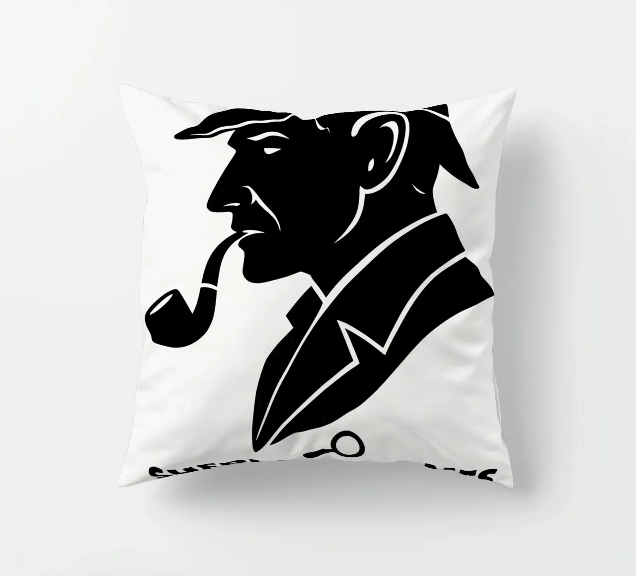 Sherlock Holmes Print cuscino da MoviesArt