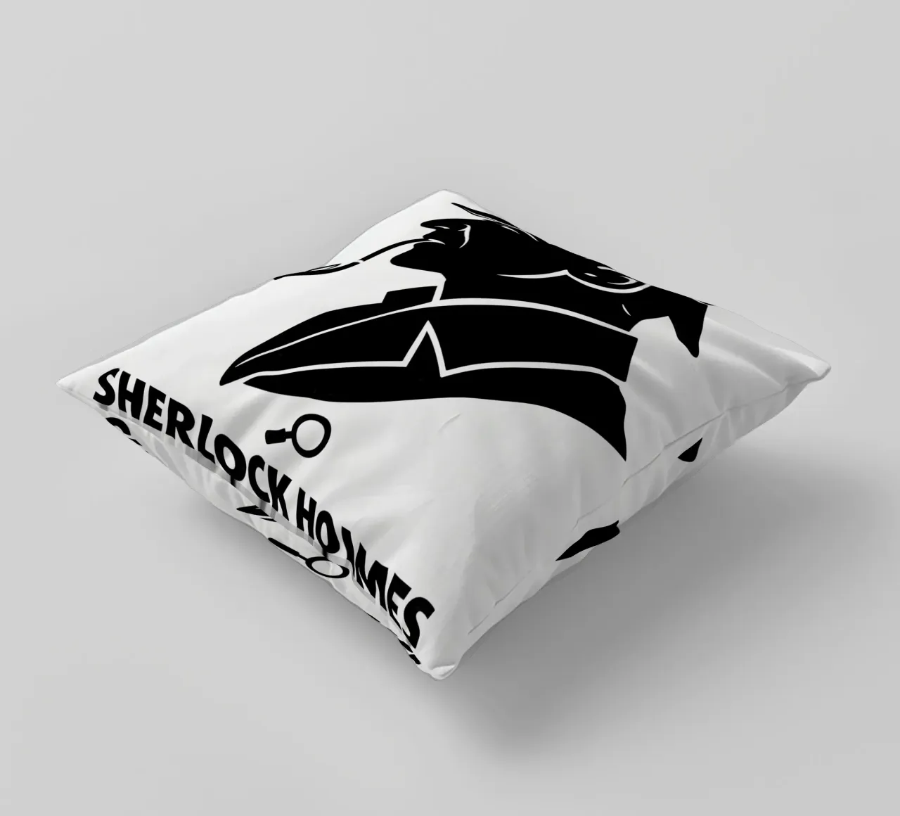 Sherlock Holmes Print cuscino da MoviesArt