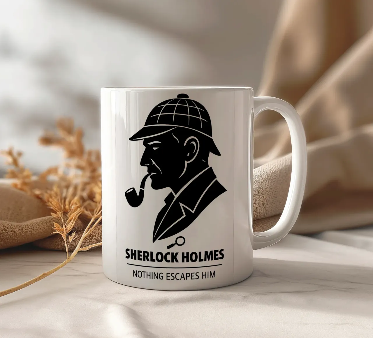 Sherlock Holmes Print tazza in ceramica da MoviesArt