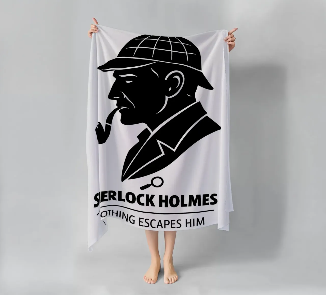 Sherlock Holmes Print telo mare da MoviesArt