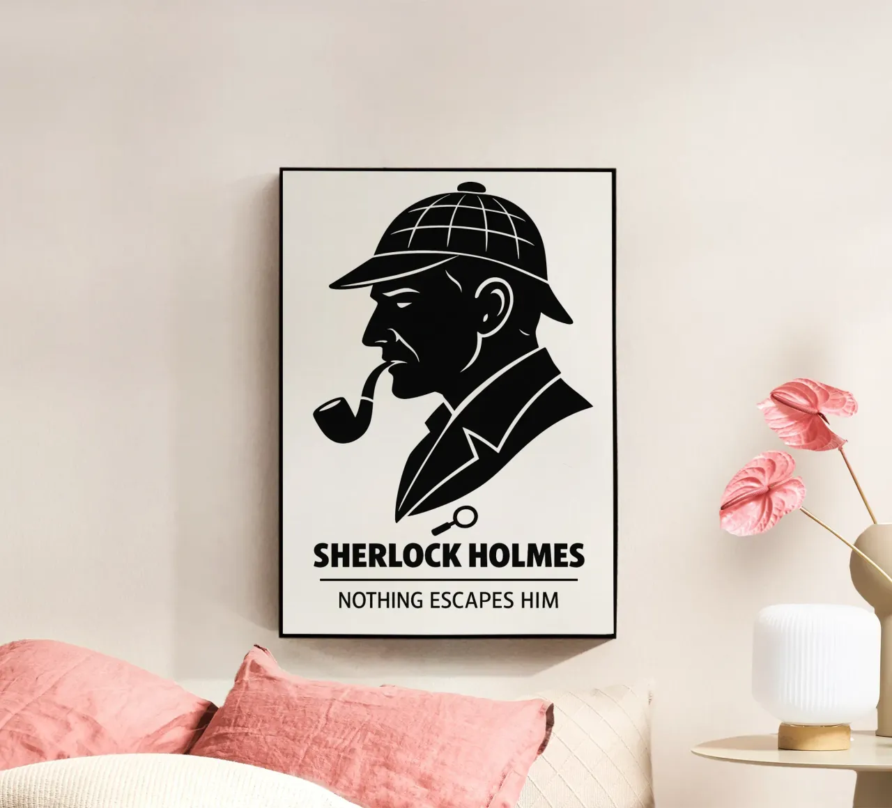 Sherlock Holmes Print plexiglass da MoviesArt