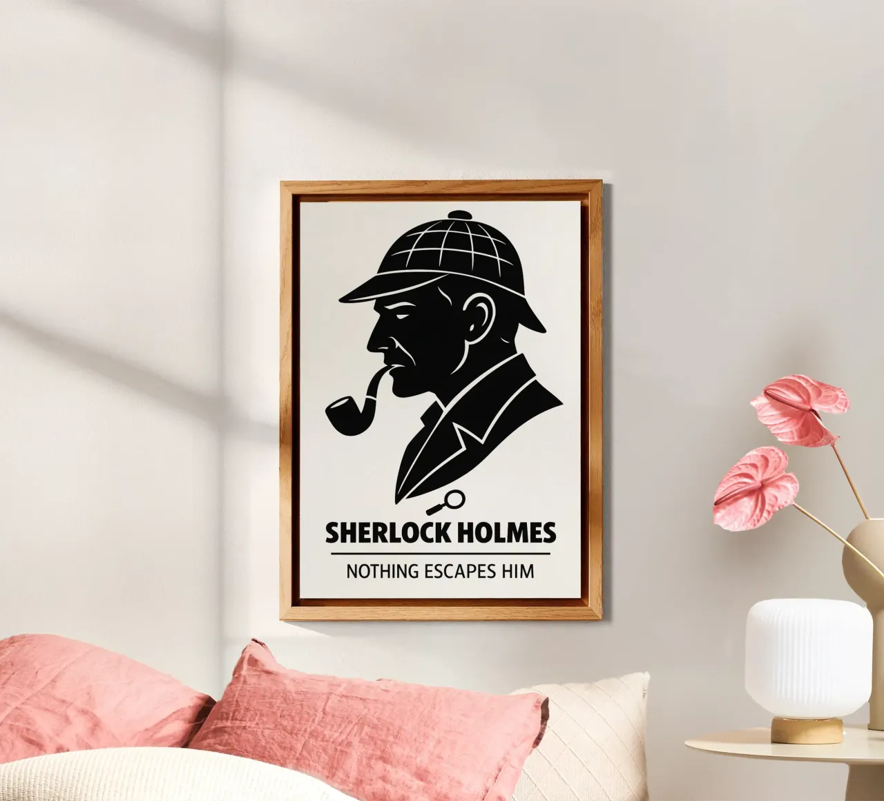 Sherlock Holmes Print alluminio dibond da MoviesArt