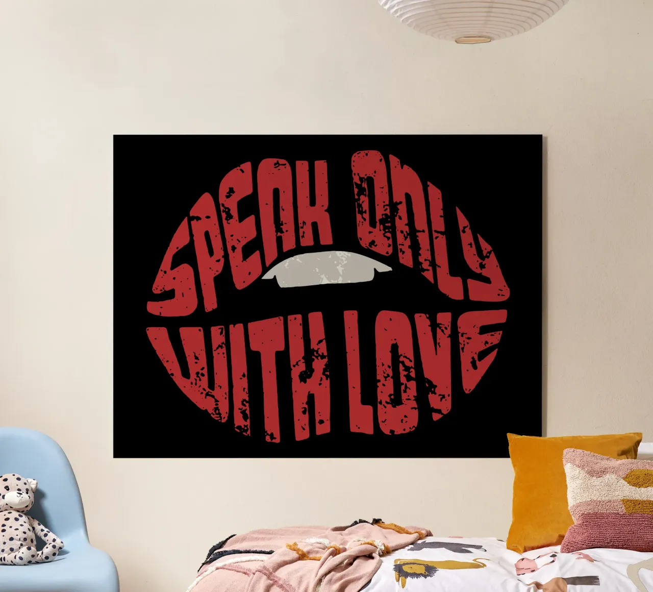 Parlare solo con amore plexiglass da Gunawan Rb