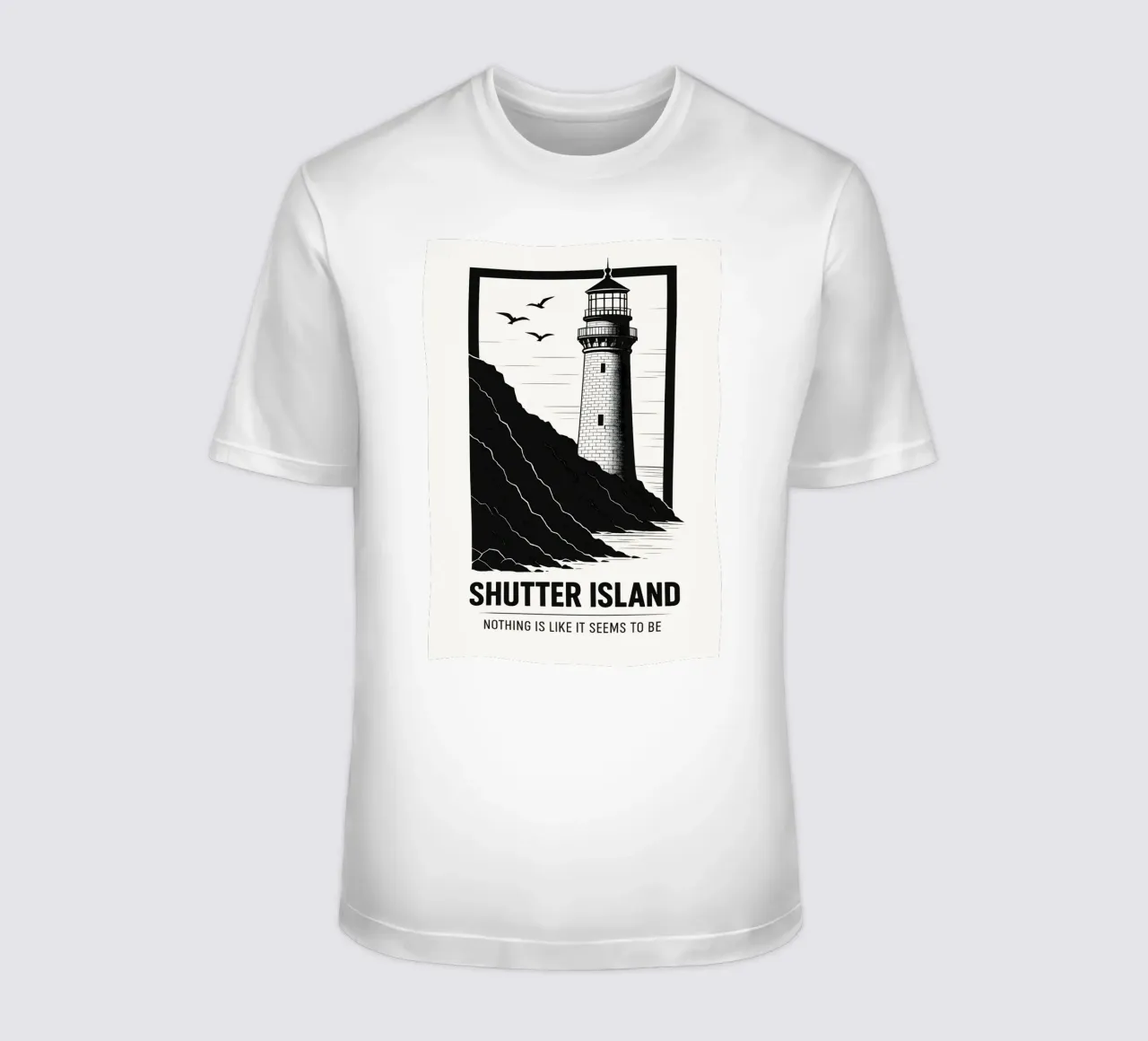 Shutter Island Print t-shirt da MoviesArt