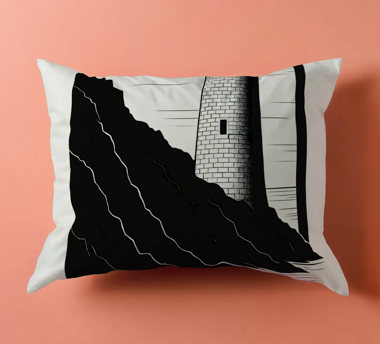 Shutter Island Print cuscino da MoviesArt