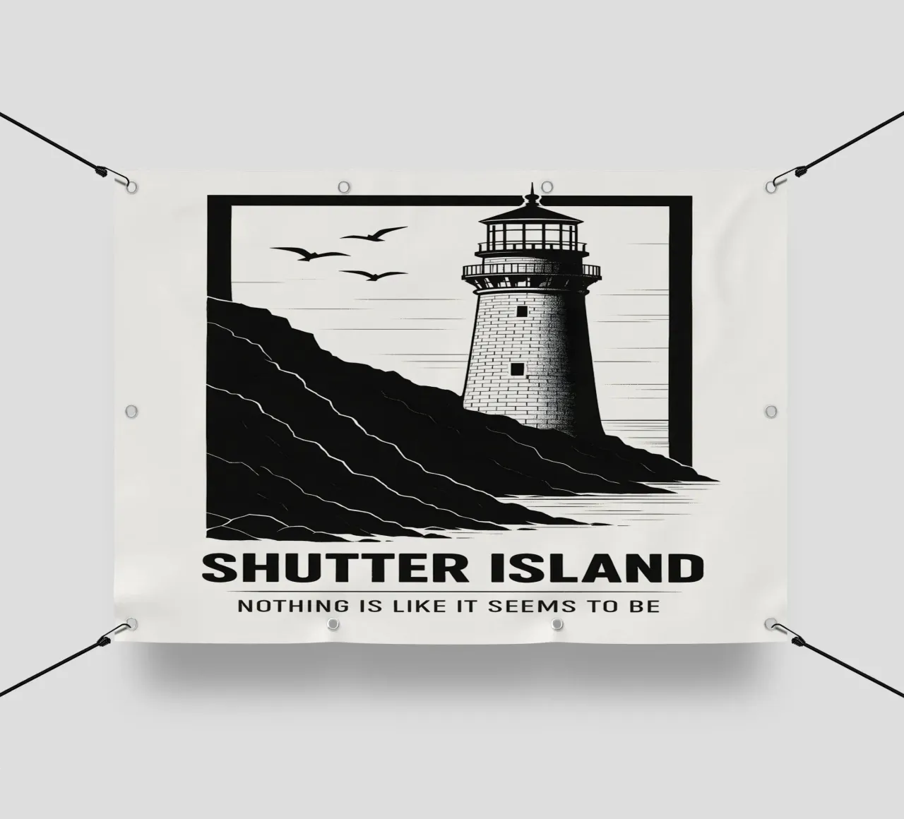 Shutter Island Print telo in pvc da MoviesArt