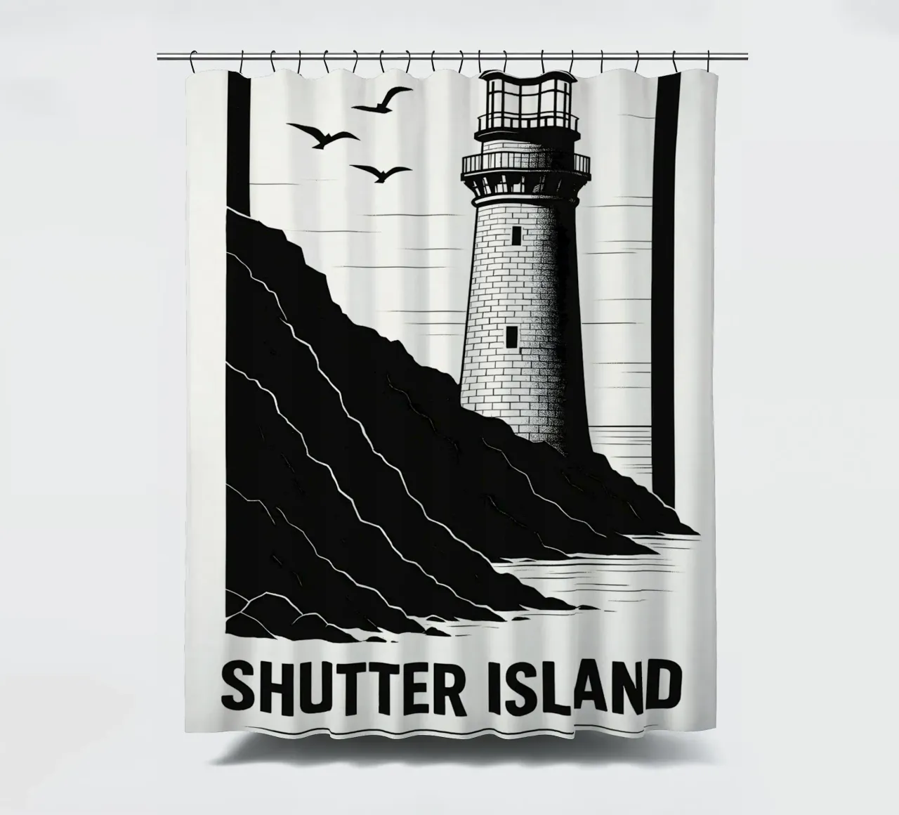 Shutter Island Print tenda da doccia da MoviesArt