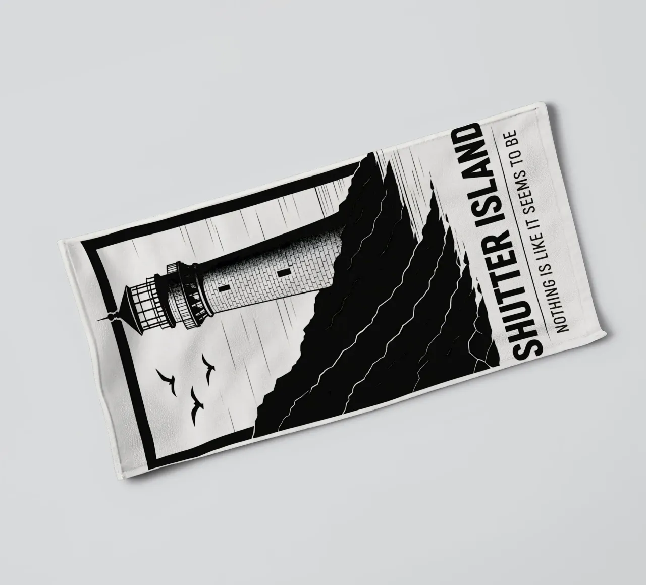 Shutter Island Print asciugamano da bagno da MoviesArt