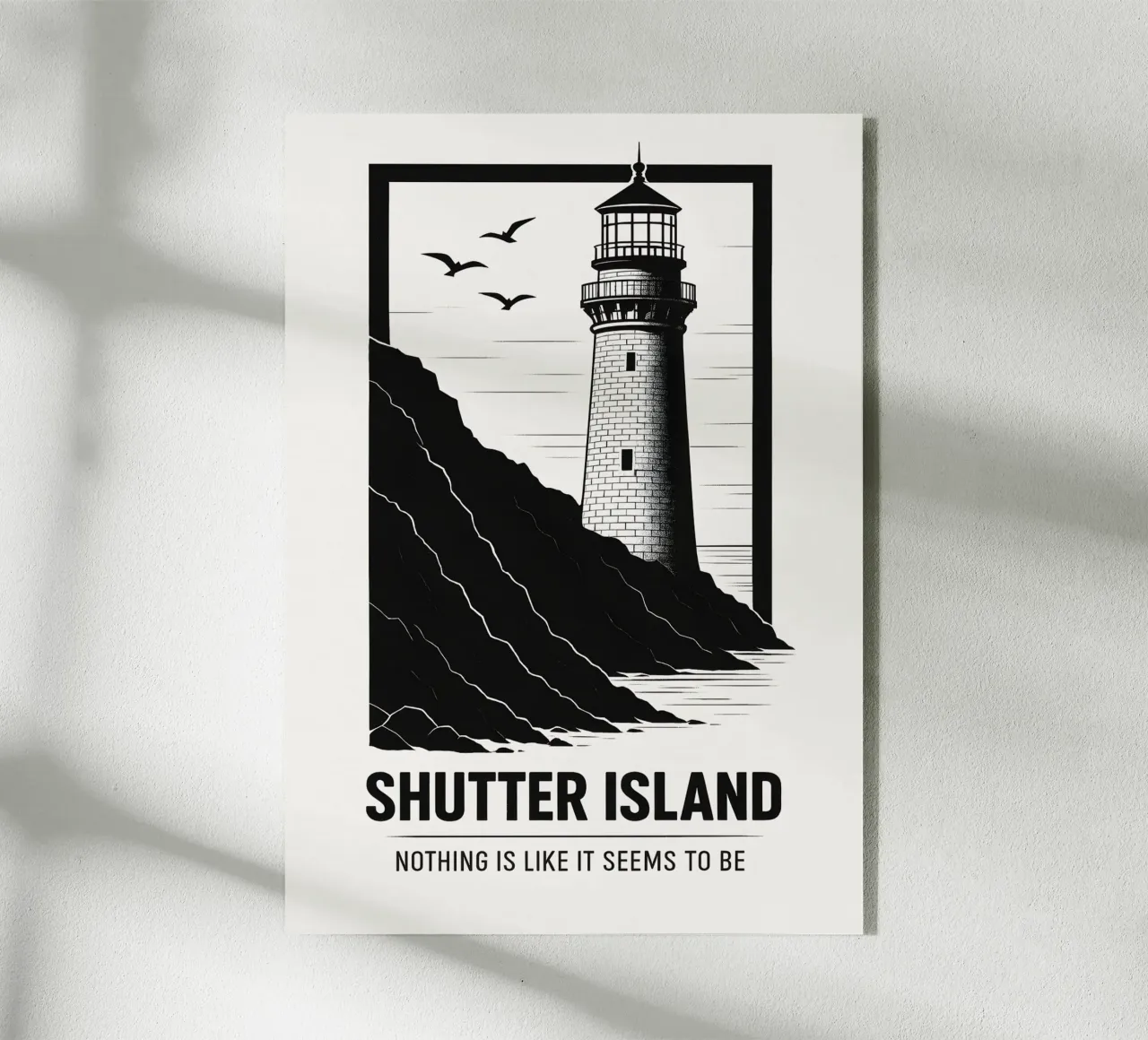 Shutter Island Print plexiglass da MoviesArt