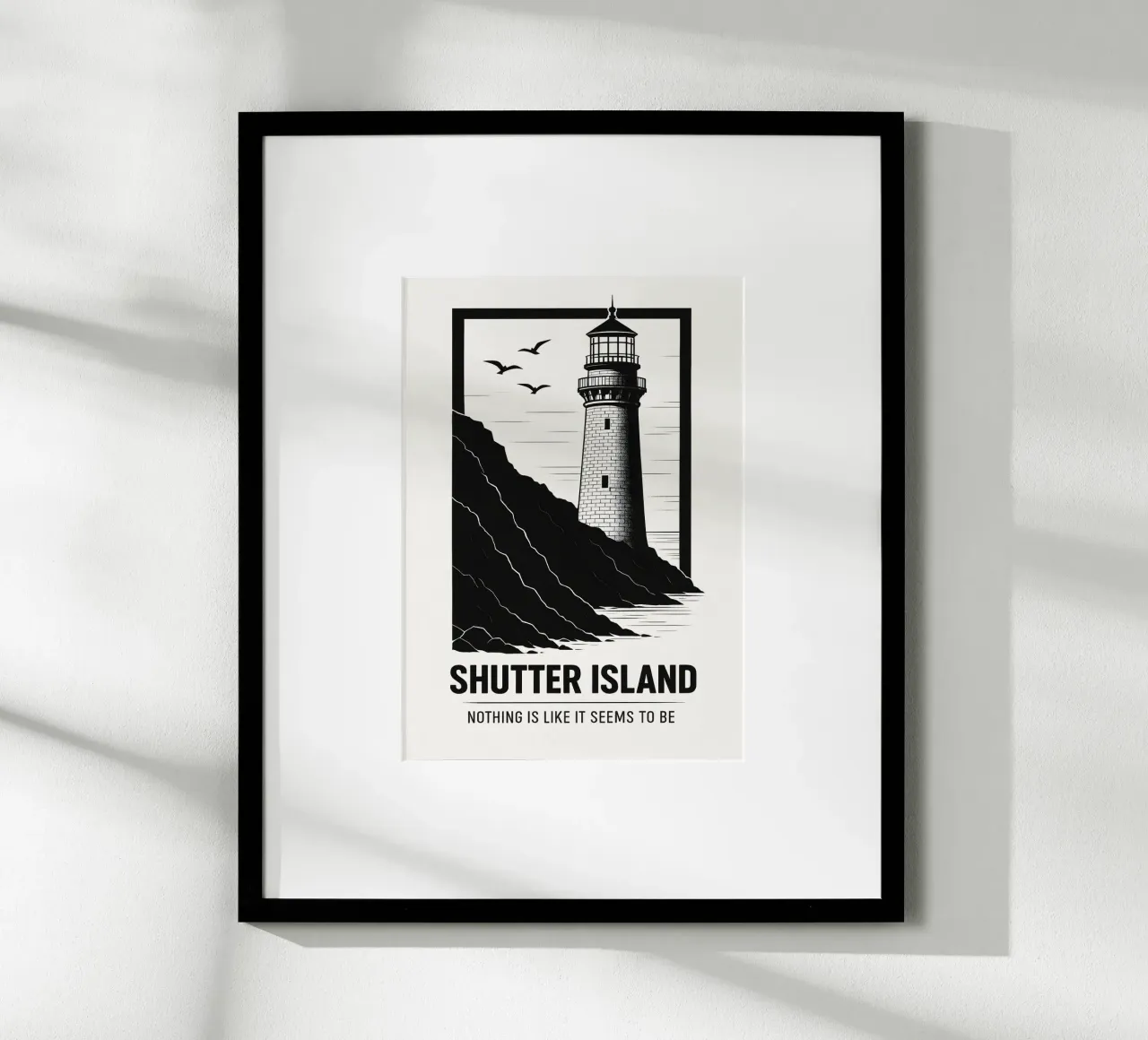 Shutter Island Print carta hahnemühle da MoviesArt