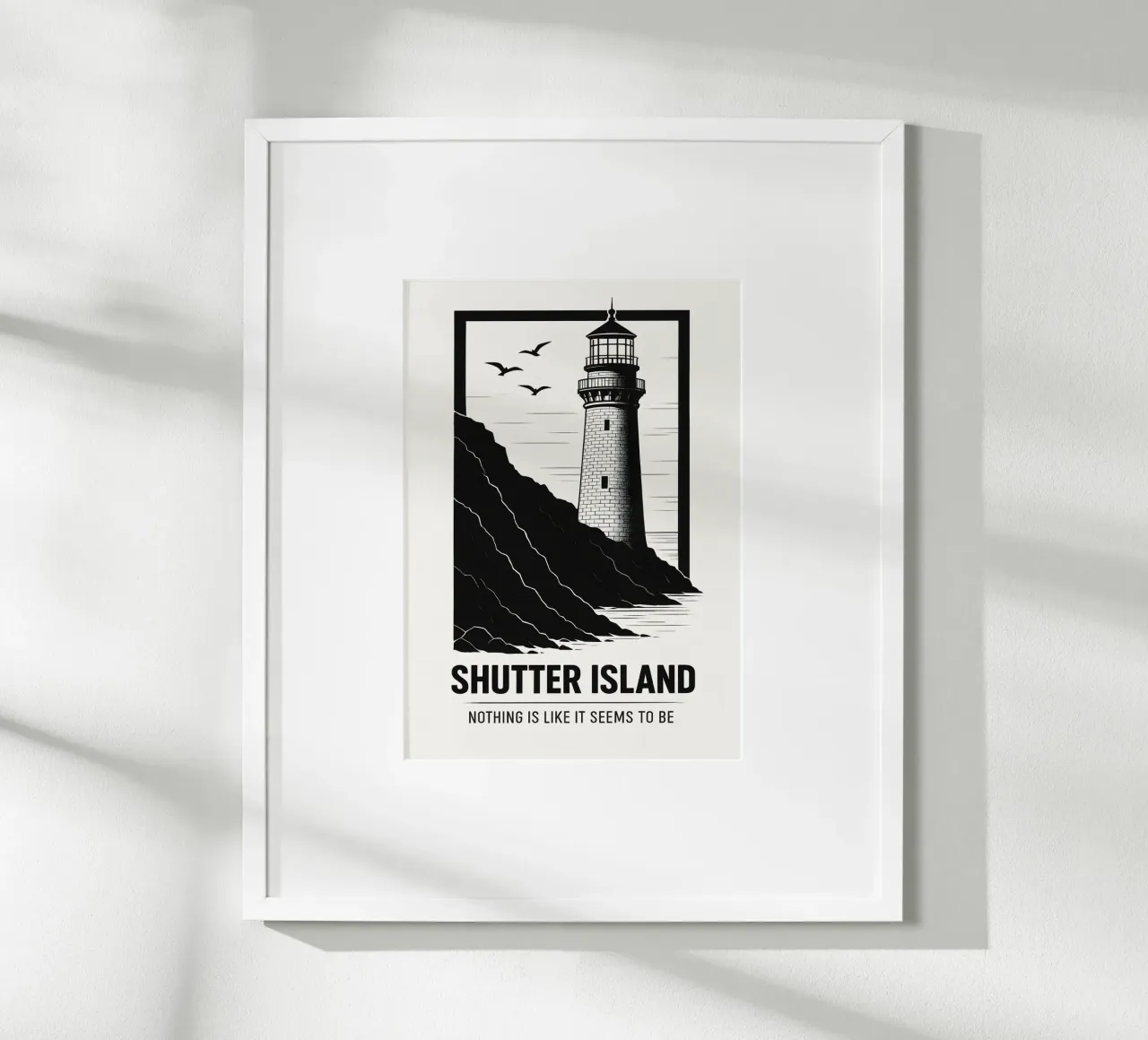 Shutter Island Print carta hahnemühle da MoviesArt