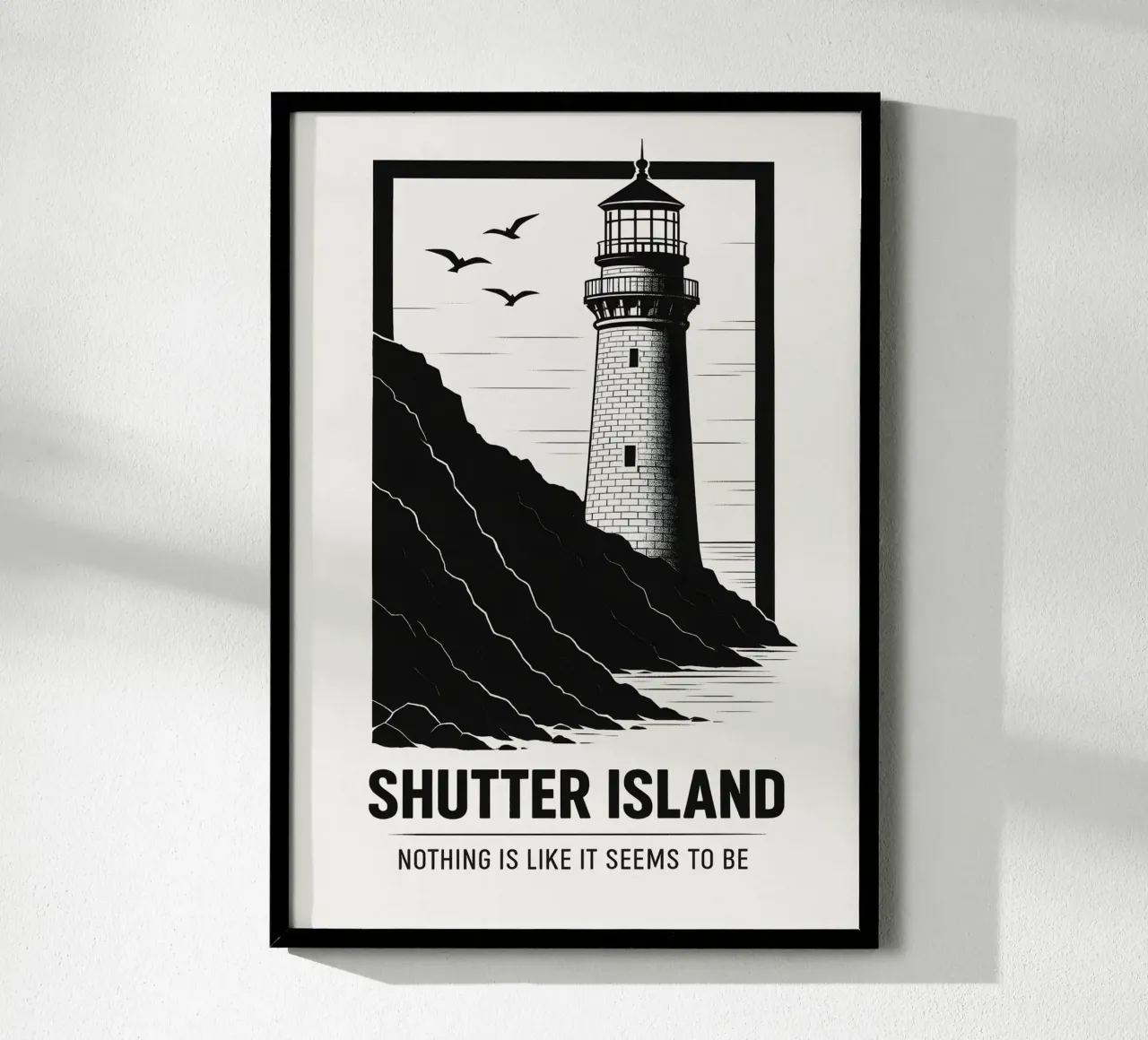 Shutter Island Print carta hahnemühle da MoviesArt