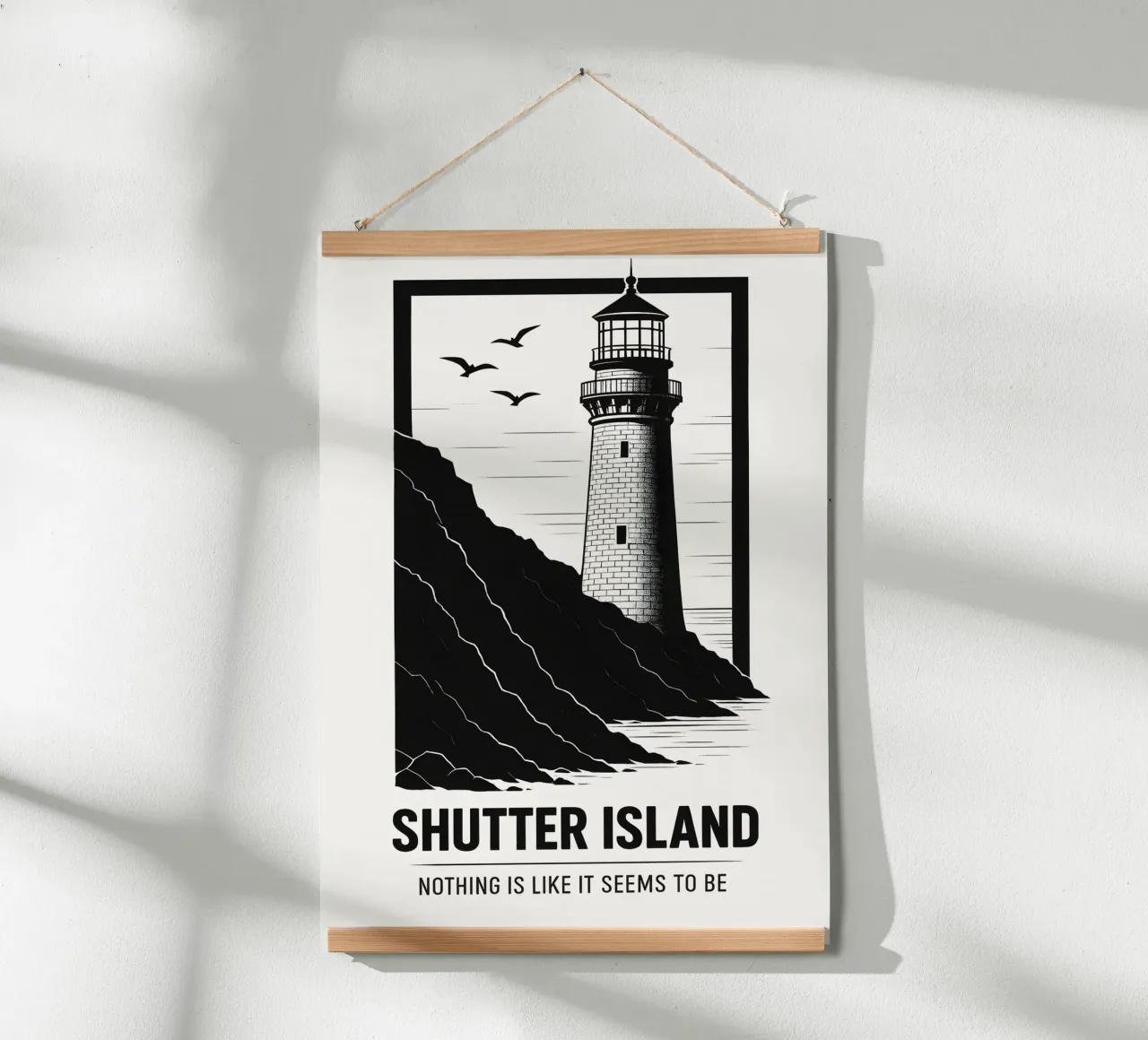 Shutter Island Print carta hahnemühle da MoviesArt