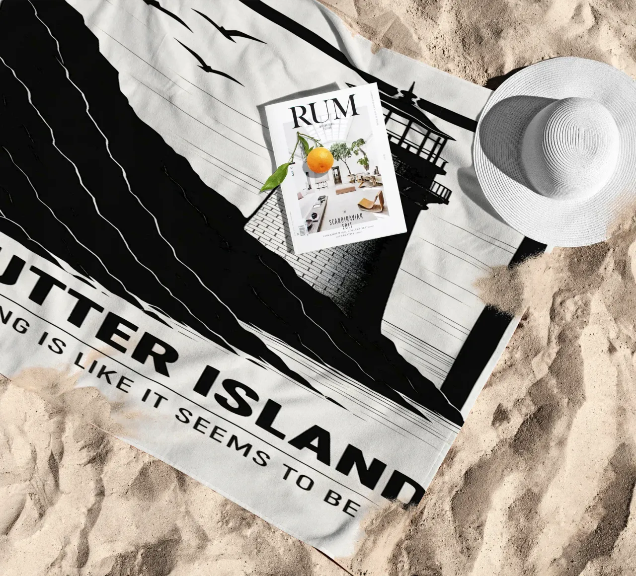 Shutter Island Print telo mare da MoviesArt