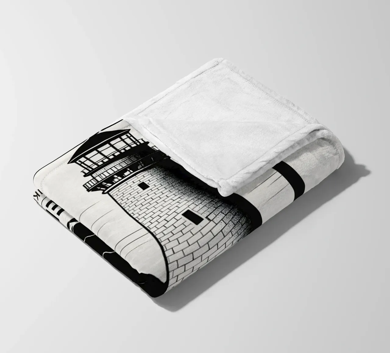 Shutter Island Print coperta in pile da MoviesArt