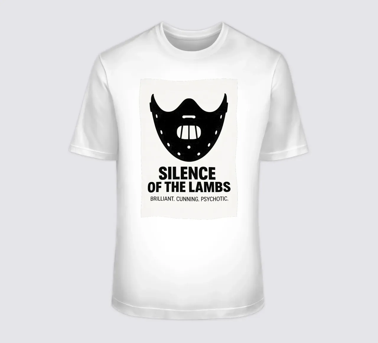 Silence Of The Lambs Print t-shirt da MoviesArt