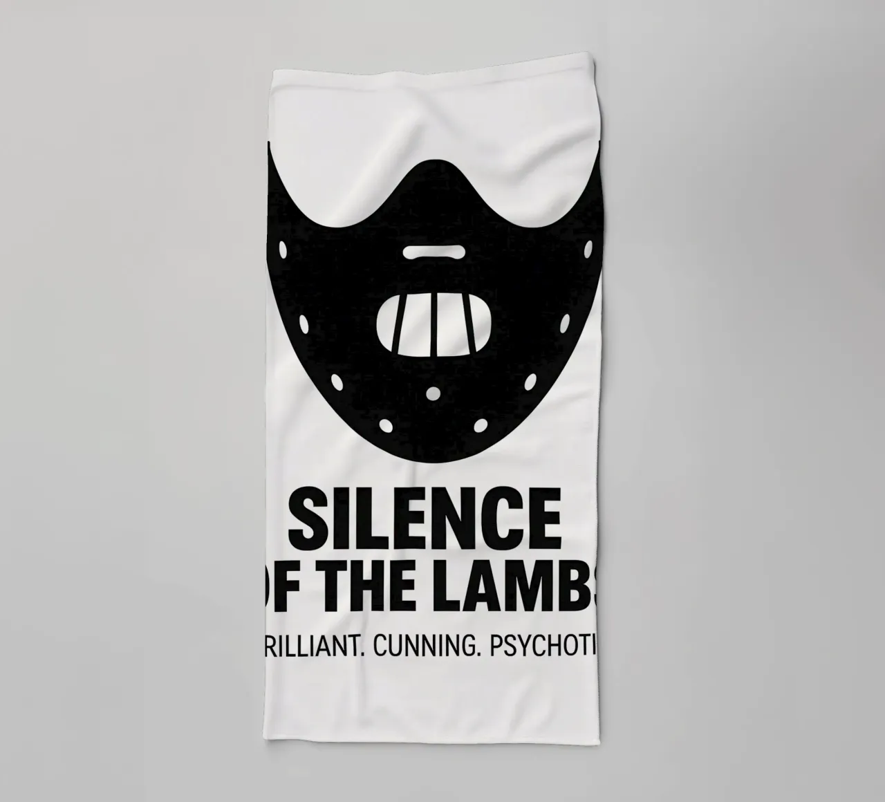 Silence Of The Lambs Print asciugamano da bagno da MoviesArt
