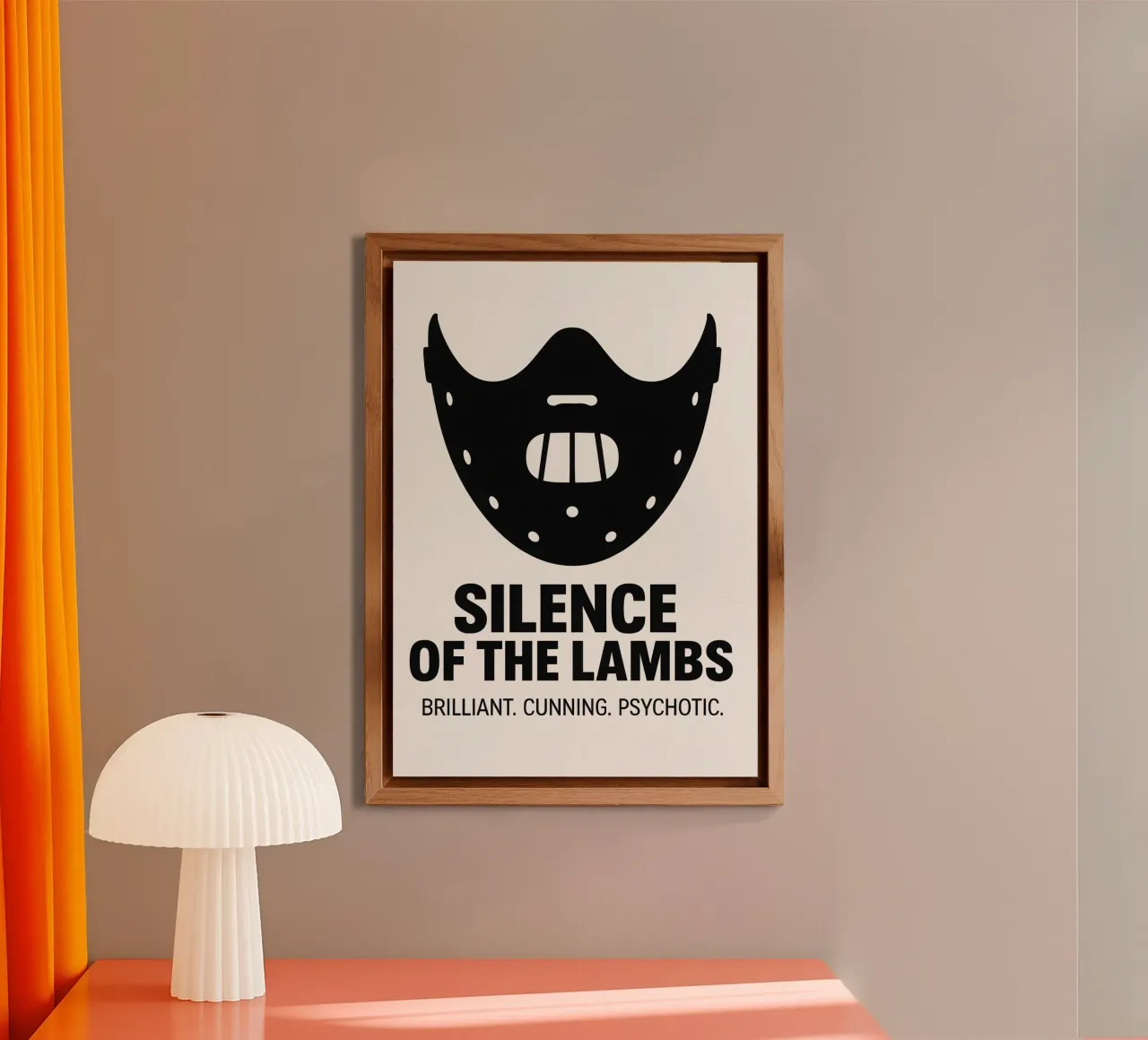 Silence Of The Lambs Print alluminio dibond da MoviesArt