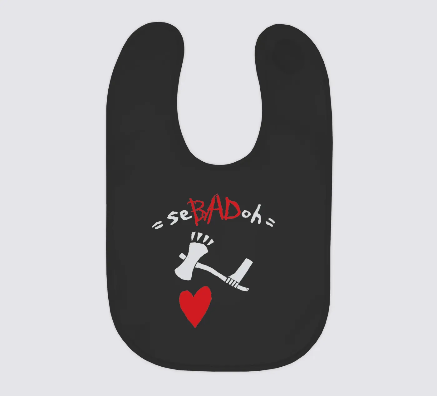 Se Bad baby bib by Gunawan Rb