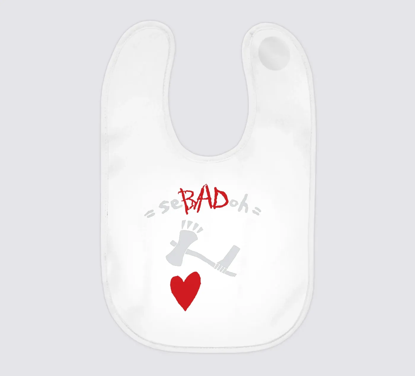 Se Bad baby bib by Gunawan Rb