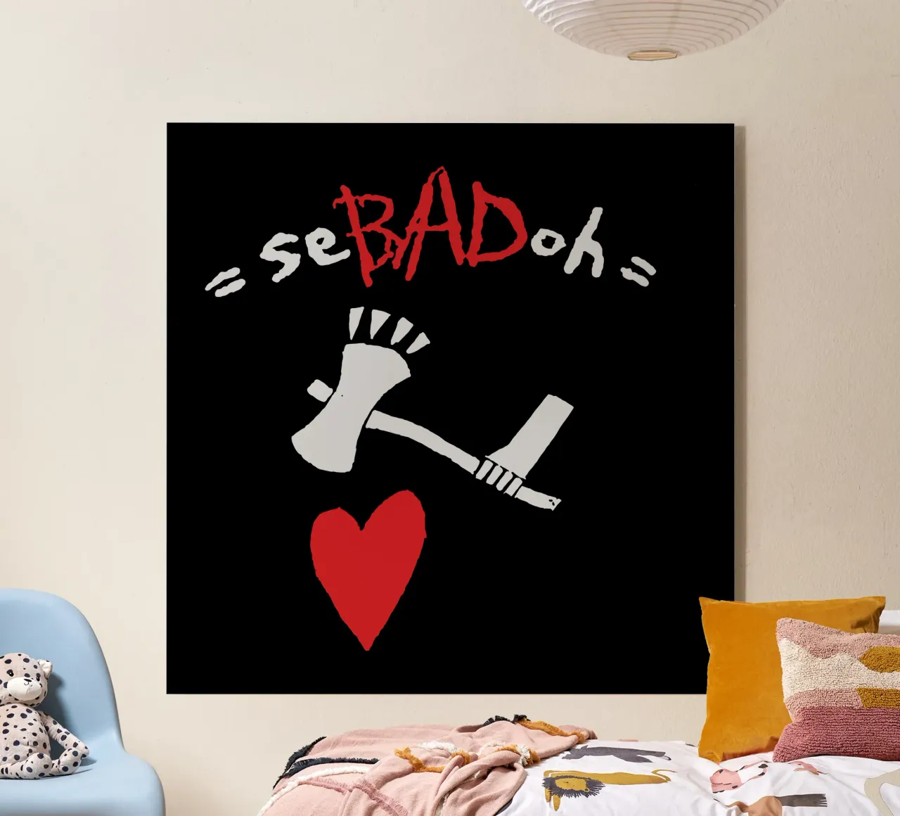 Se Bad acrylic glass by Gunawan Rb