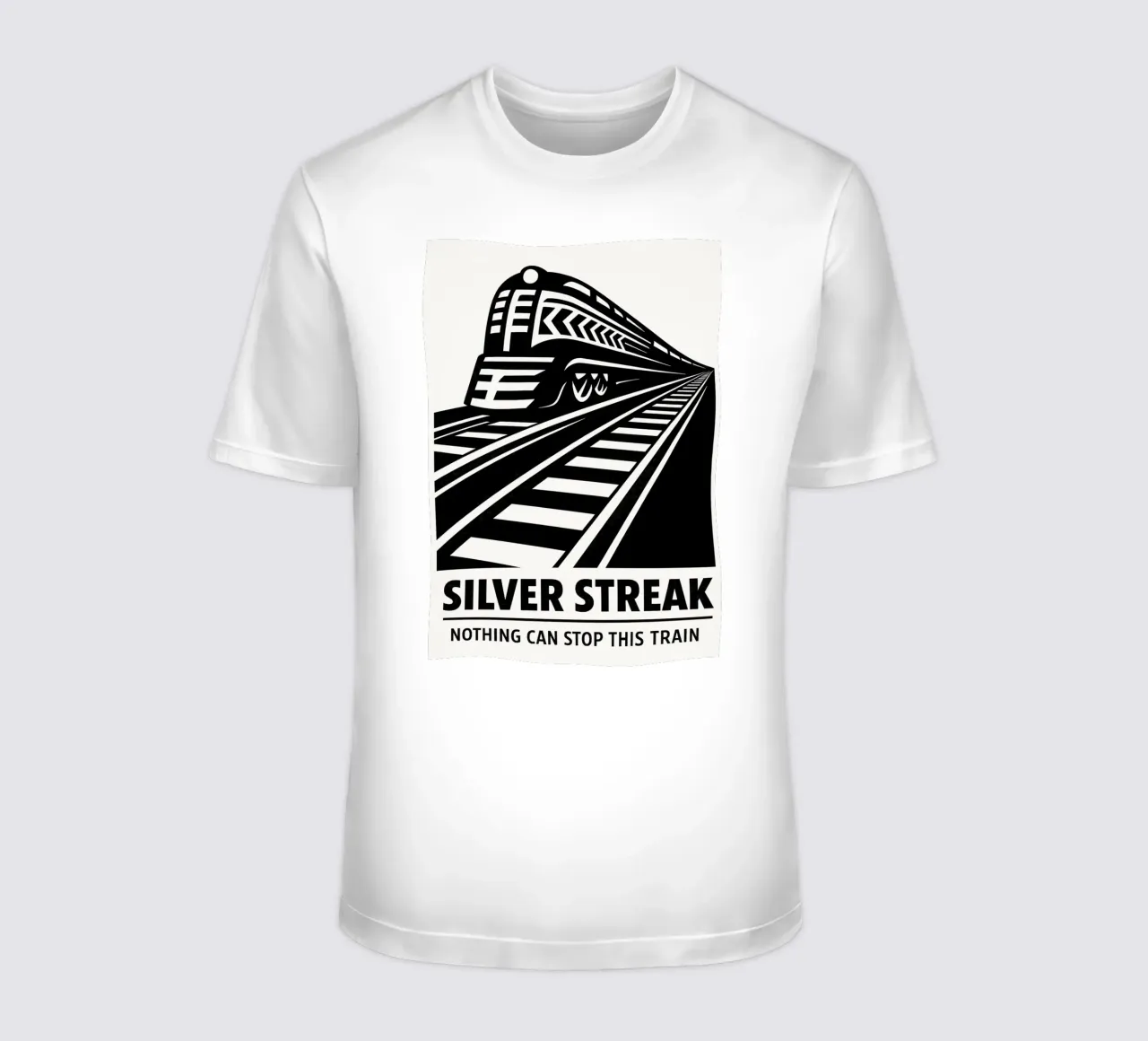 Silver Streak Print t-shirt da MoviesArt