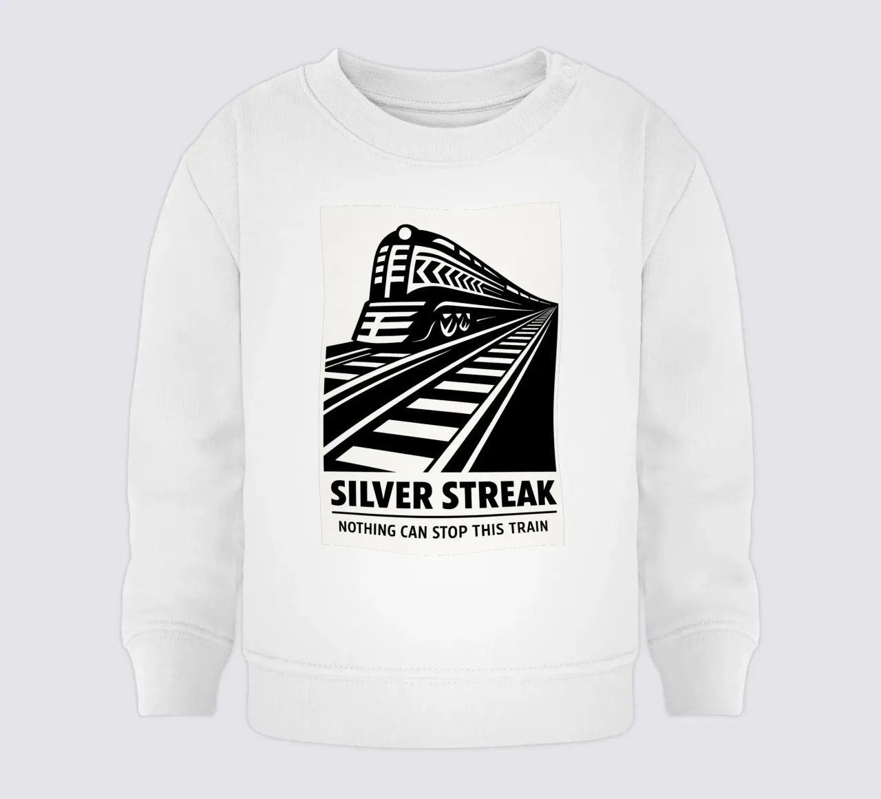 Silver Streak Print felpa neonato da MoviesArt