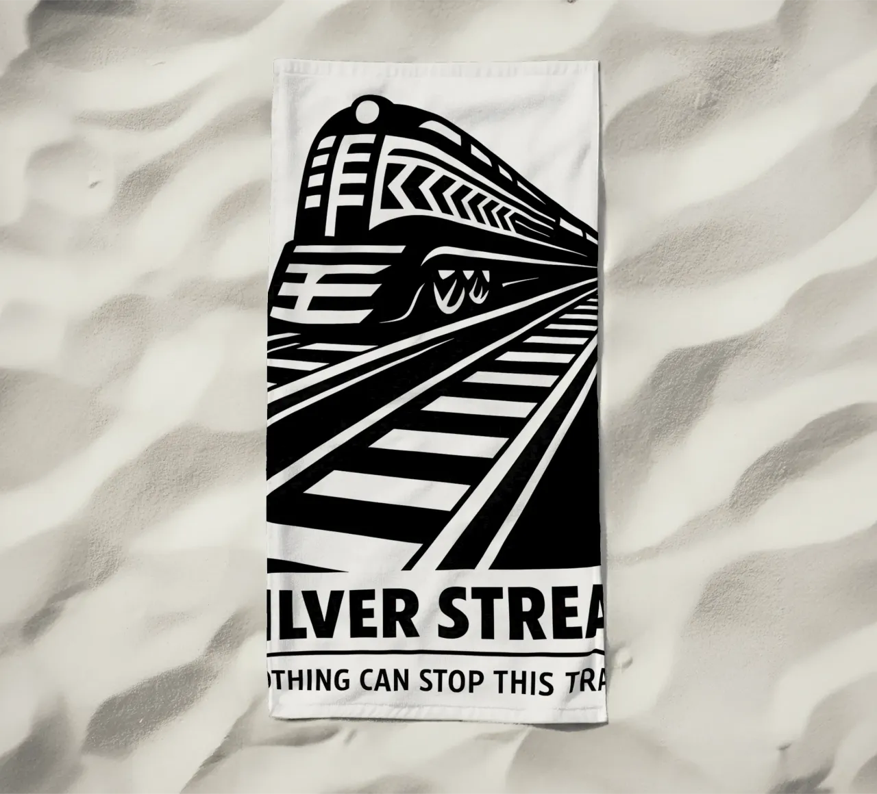 Silver Streak Print telo mare da MoviesArt