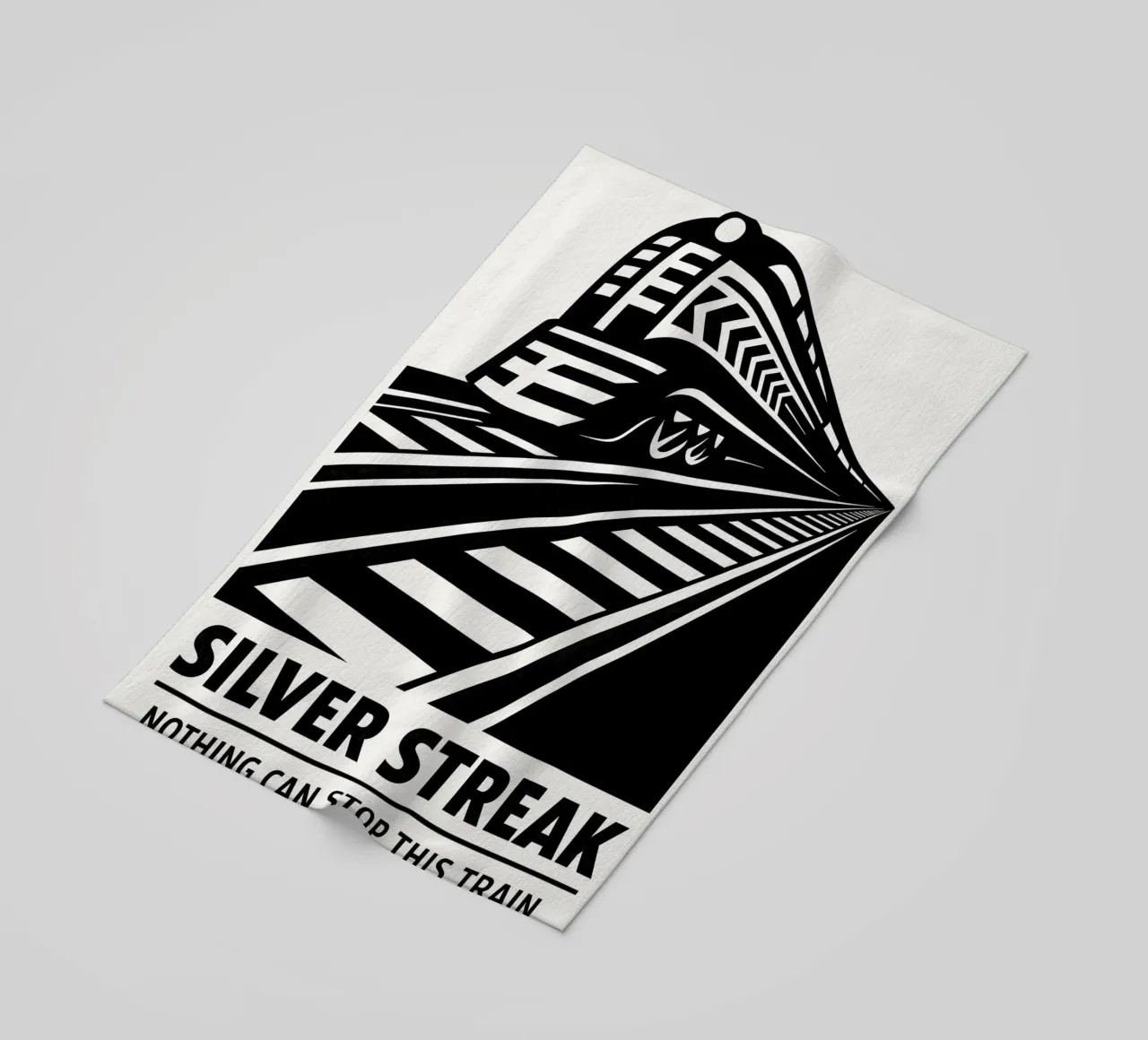 Silver Streak Print telo mare da MoviesArt