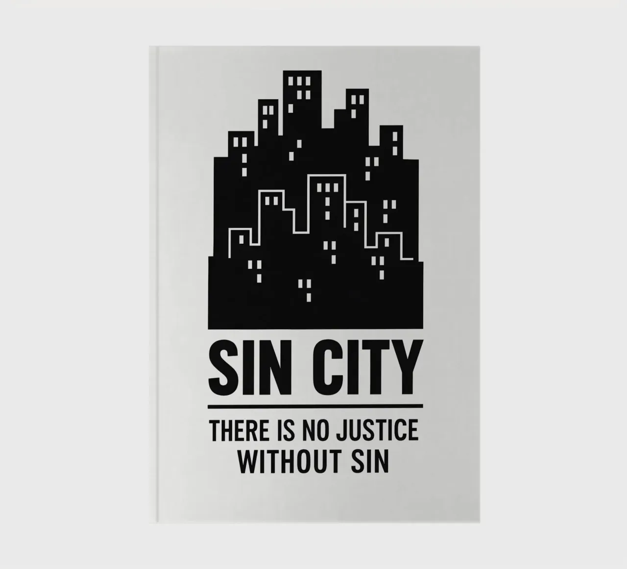 Sin City Print notebook by MoviesArt