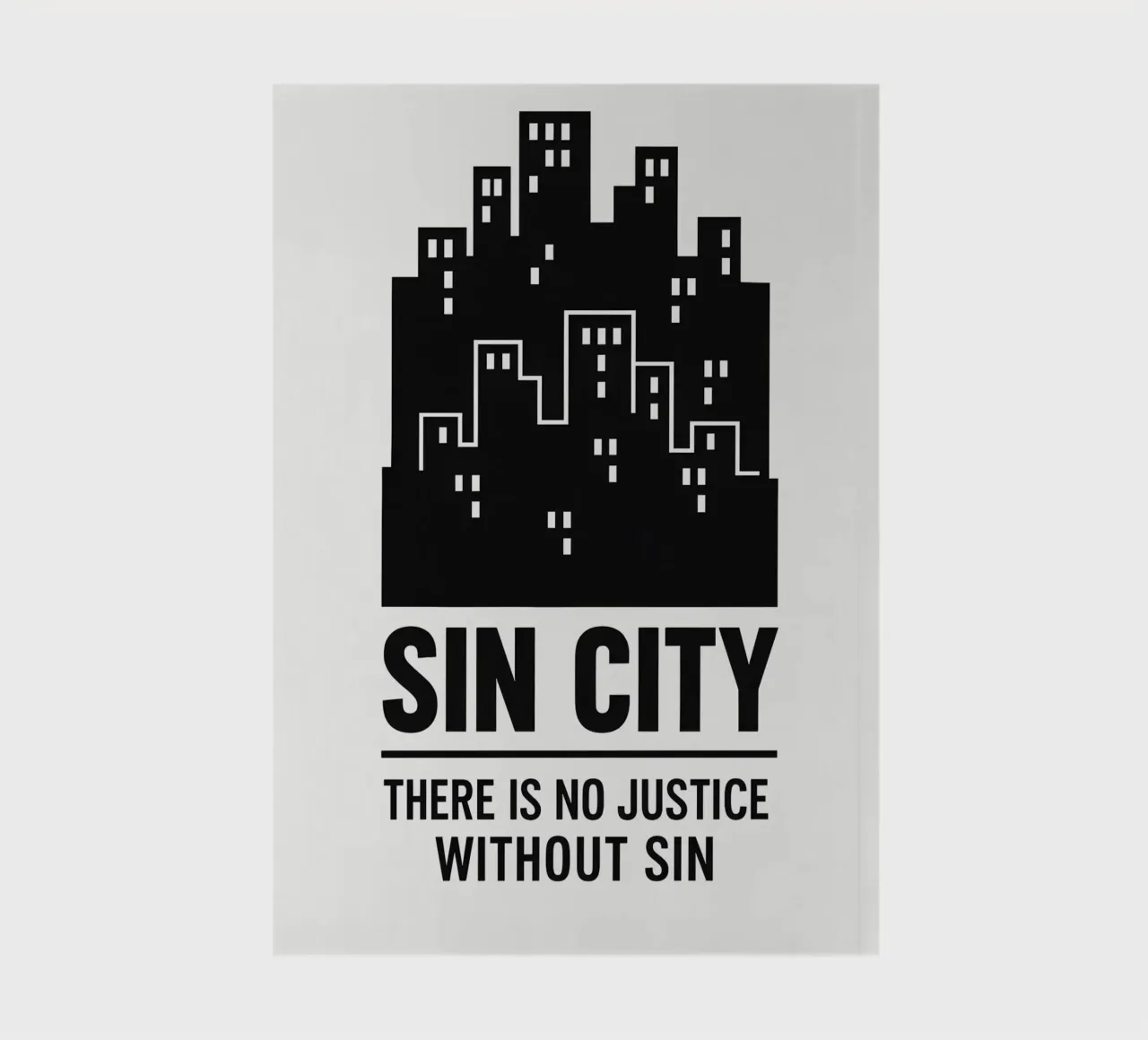 Sin City Print notebook by MoviesArt