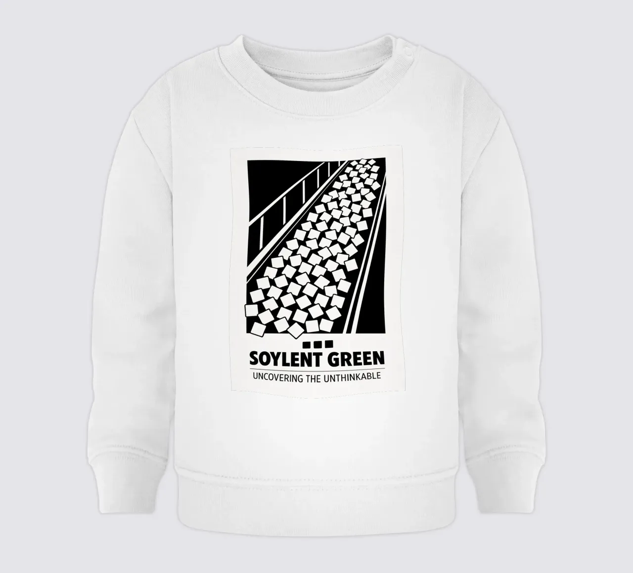 Soylent Green Print baby sweatshirt by MoviesArt