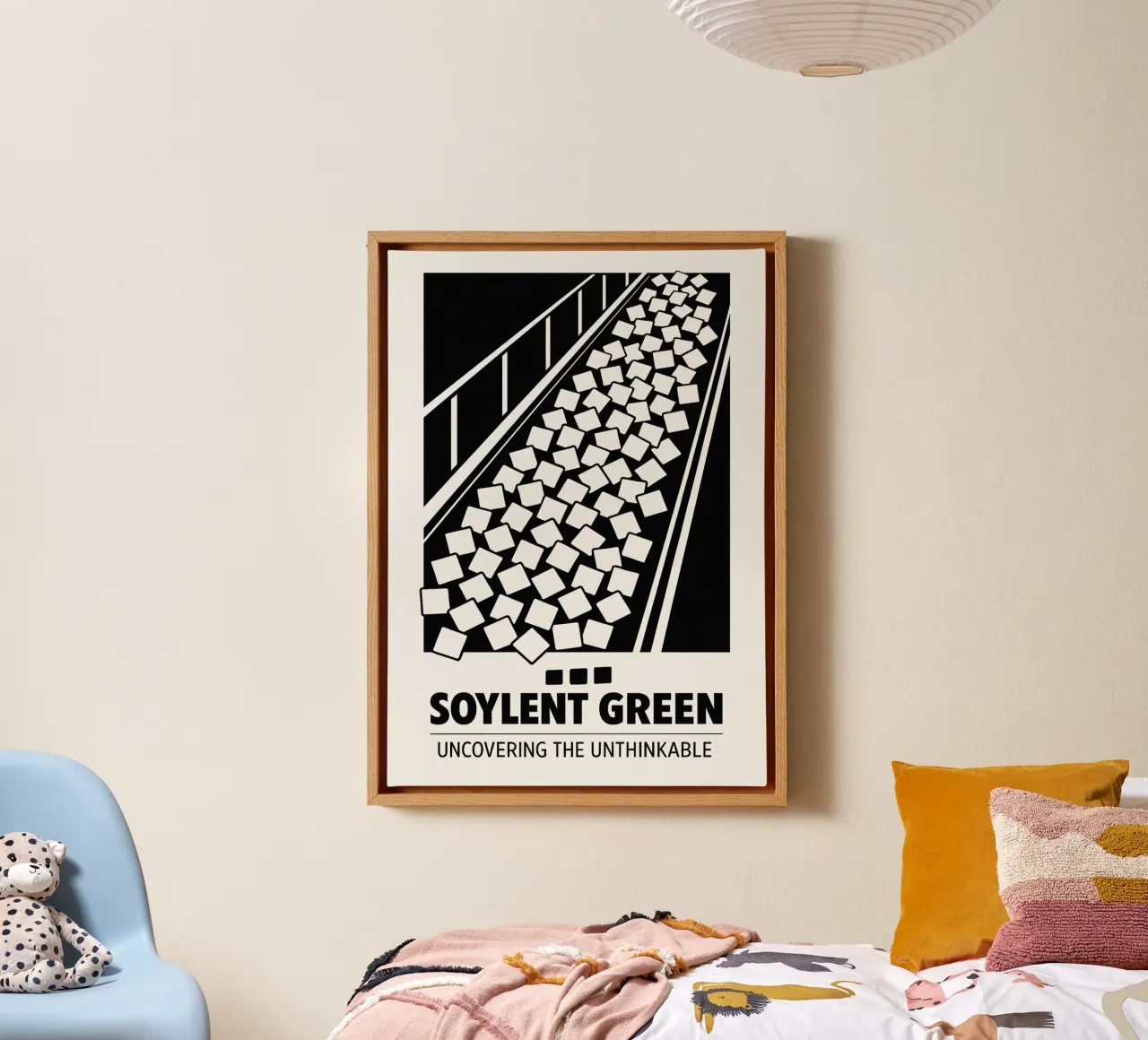 Soylent Green Print tela con Cornice a cassetta da MoviesArt