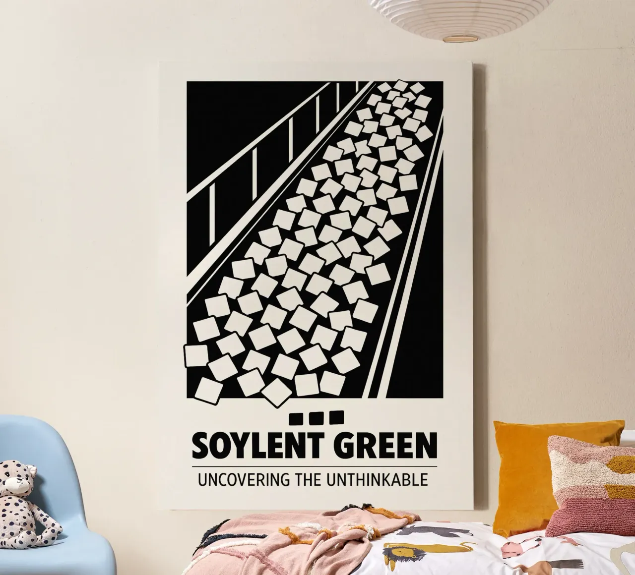 Soylent Green Print tela con Cornice a cassetta da MoviesArt