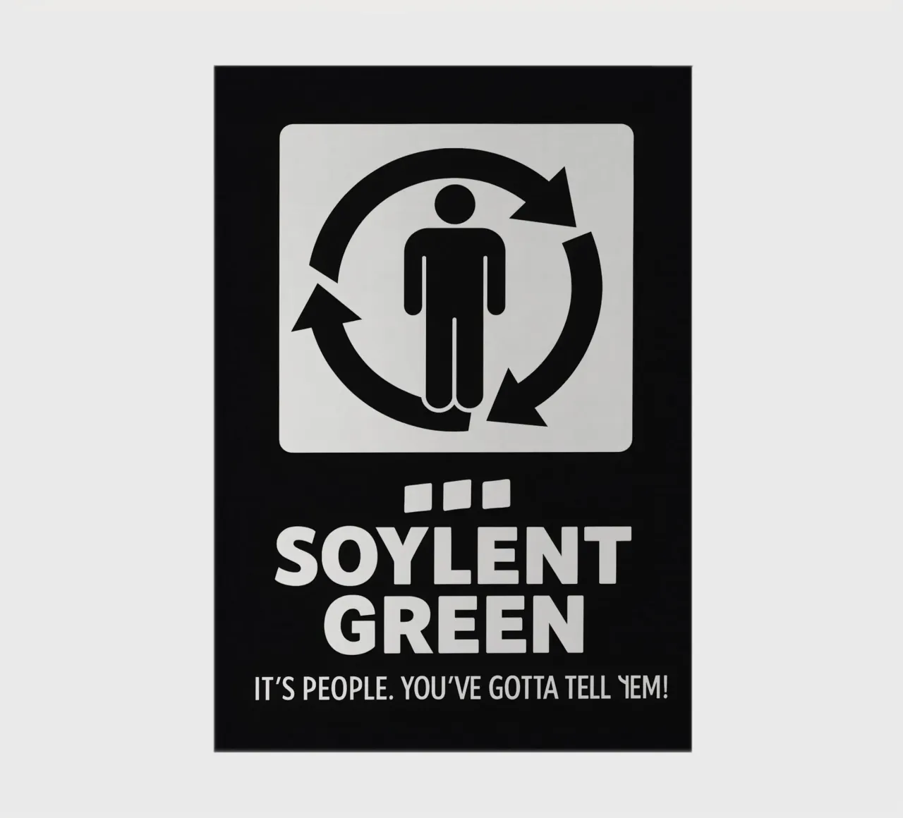 Soylent Green Print notebook by MoviesArt