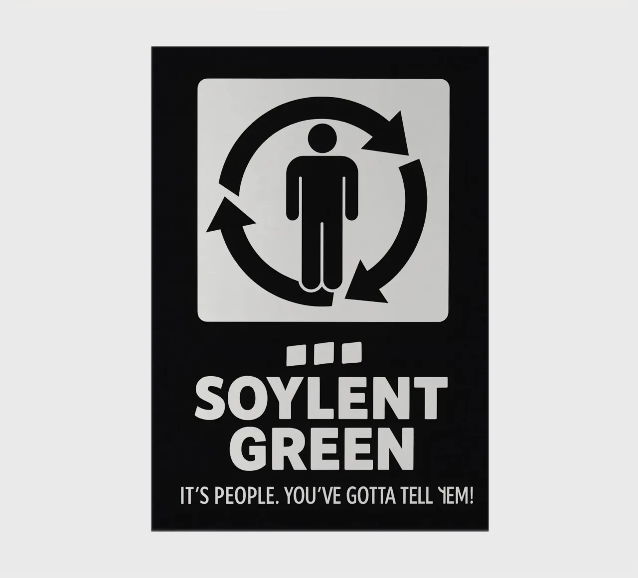 Soylent Green Print notebook by MoviesArt
