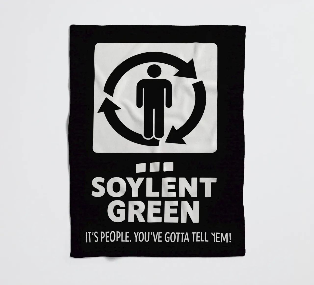 Soylent Green Print coperta in pile da MoviesArt