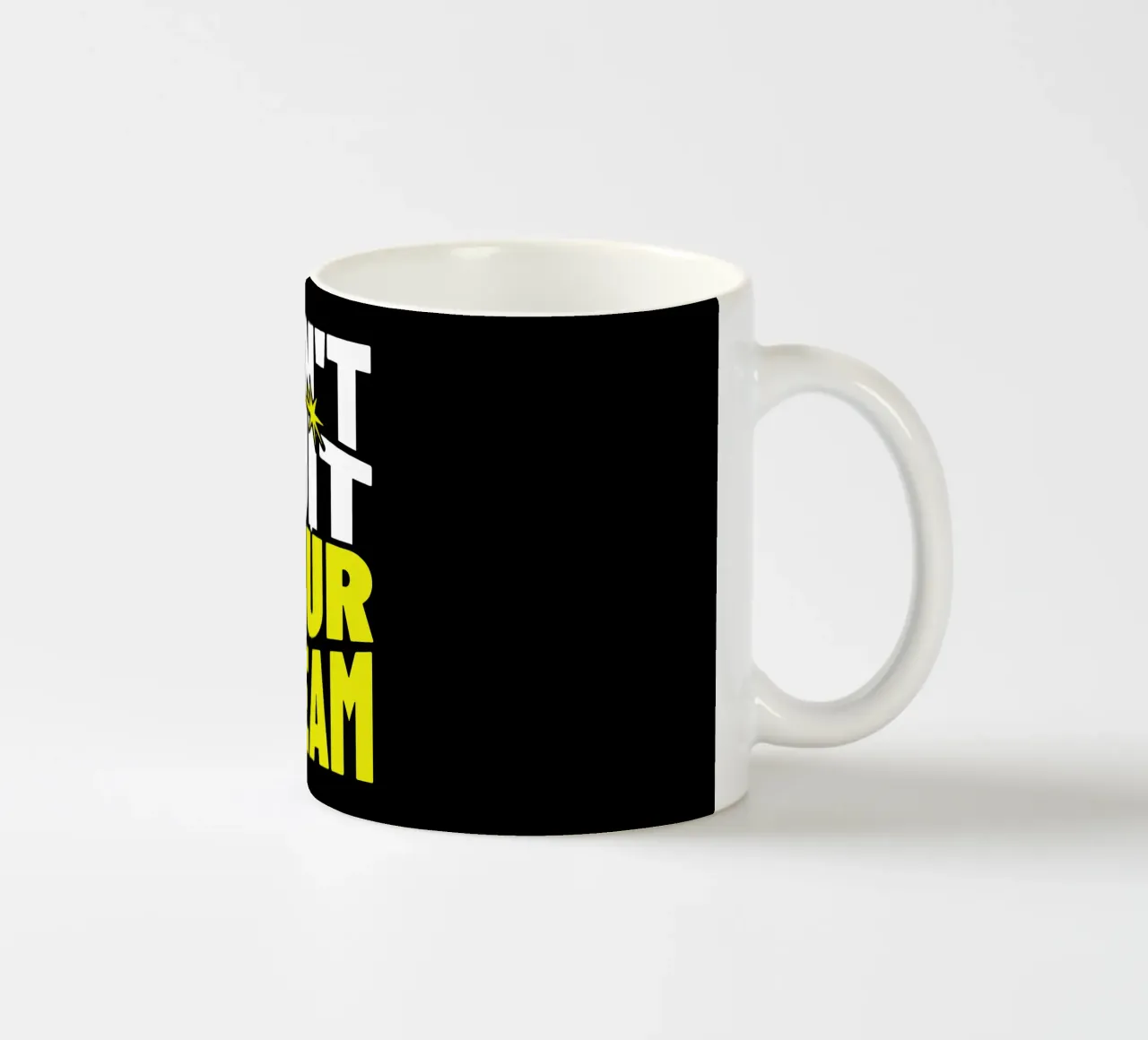 Non abbandonare il tuo sogno tazza in ceramica da Gunawan Rb