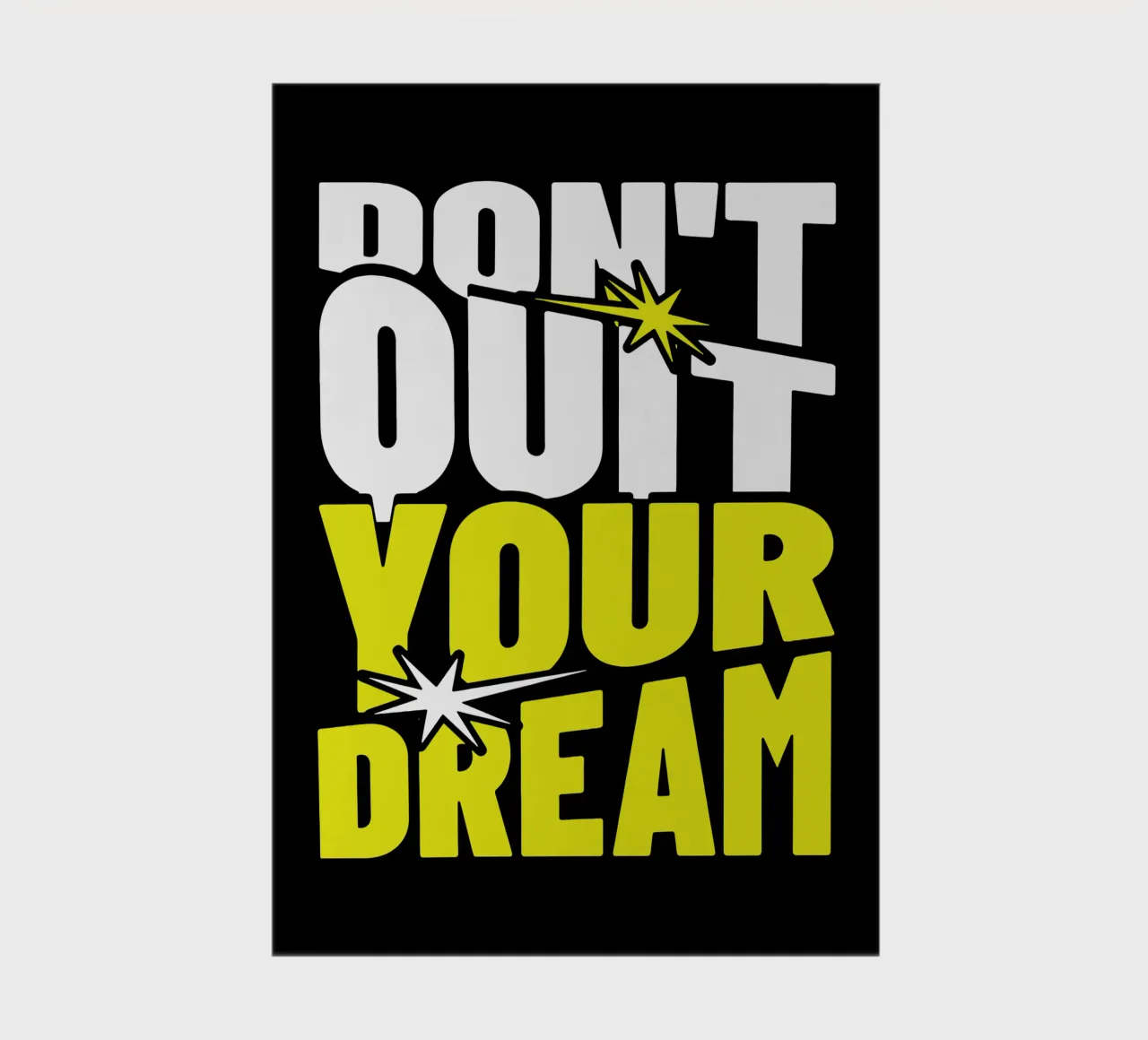 Don't Quit Your Dream notebook by Gunawan Rb