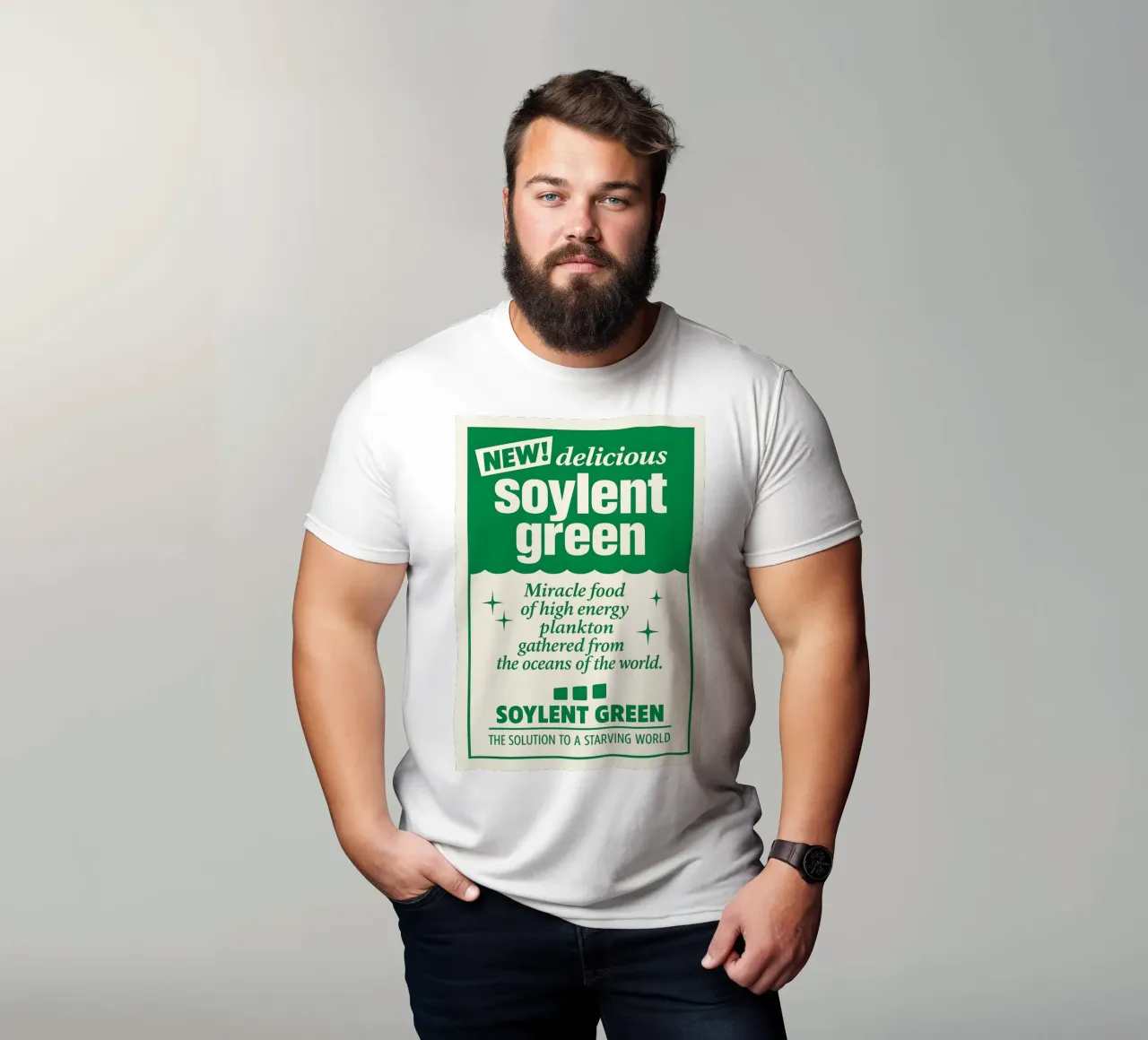 Soylent Green Print t-shirt da MoviesArt