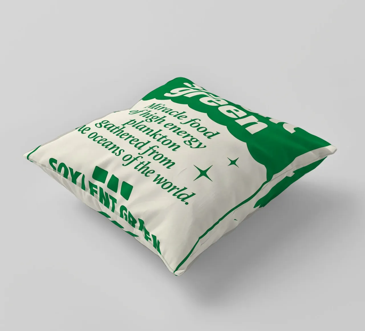 Soylent Green Print cuscino da MoviesArt