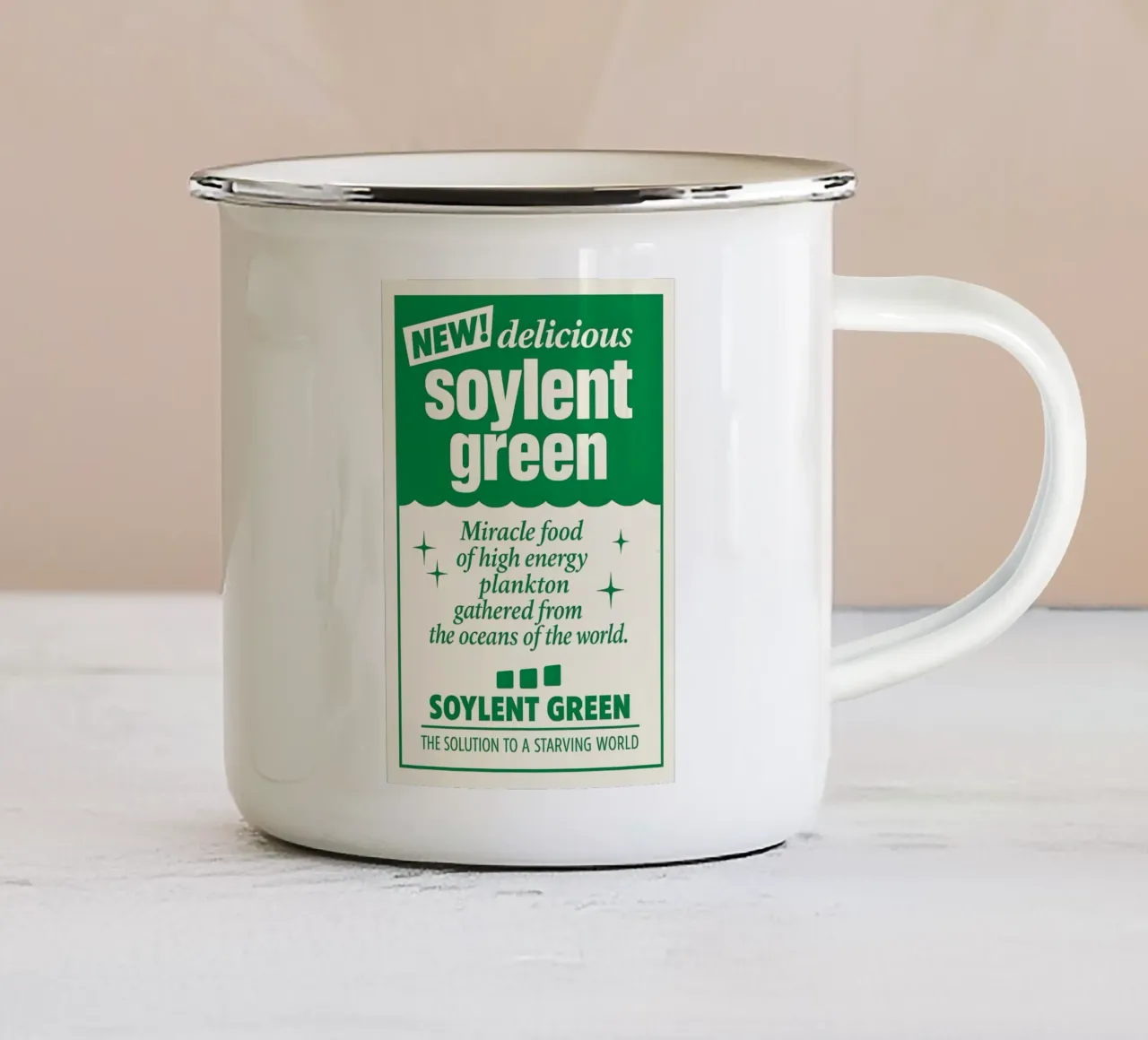Soylent Green Print tazza in smalto da MoviesArt