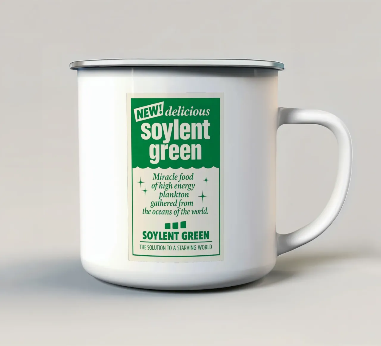 Soylent Green Print tazza in smalto da MoviesArt