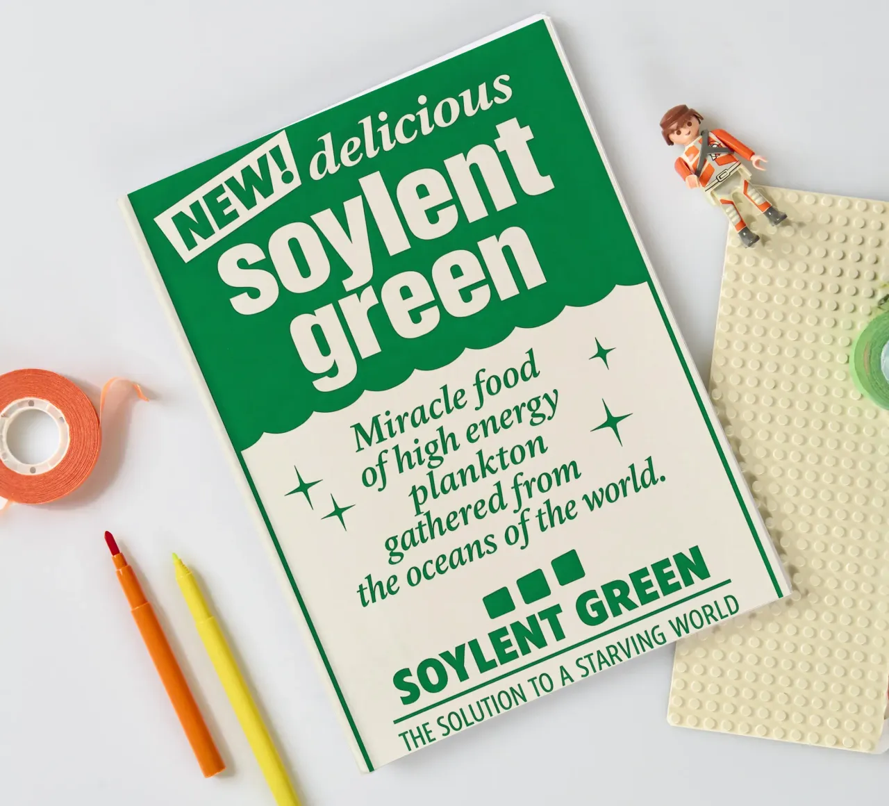 Soylent Green Print notebook by MoviesArt