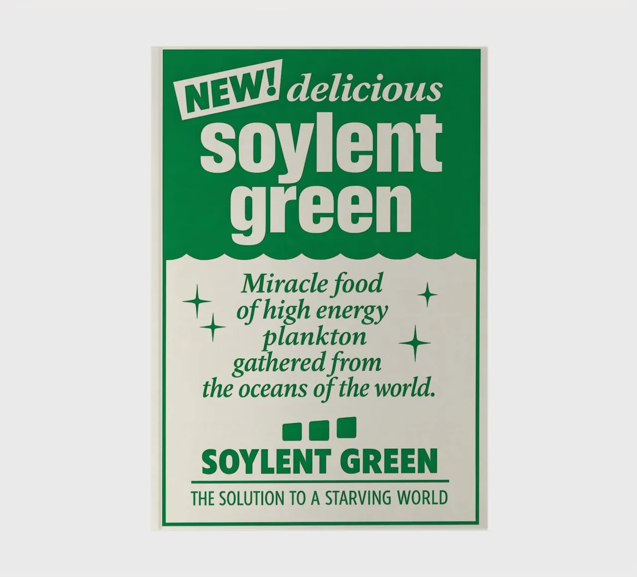 Soylent Green Print notebook by MoviesArt