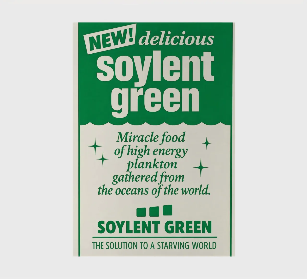 Soylent Green Print notebook by MoviesArt