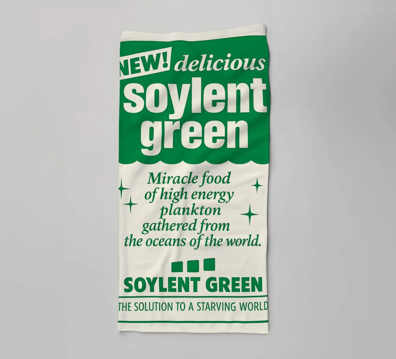 Soylent Green Print asciugamano da bagno da MoviesArt