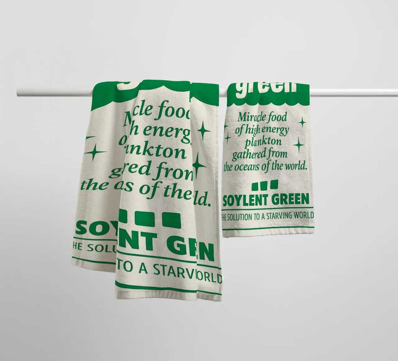 Soylent Green Print asciugamano da bagno da MoviesArt