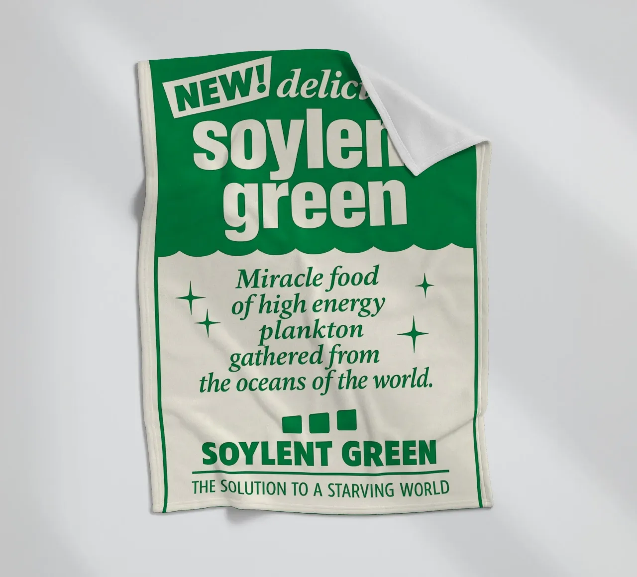 Soylent Green Print coperta in pile da MoviesArt